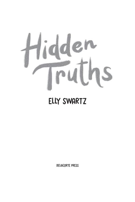 Hidden Truths By Elly Swartz 9780593483664 Brightly Shop