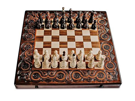 Handmade Wooden Chess Board Etsy Uk