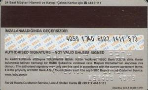 Bank Card Hsbc Advantage Hsbc Bank Turkey Col Tr Vi