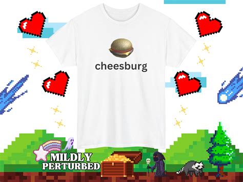 Cheeseburger Funny Meme T-shirt, Ironic Gen z Meme, Oddly Specific, Cursed Meme, Unhinged ...