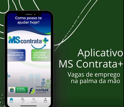 Agende Seu Atendimento Por Meio App MS Contrata Para