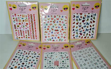 Stickers City Girl Comprar En Insumos Beautiful Nails