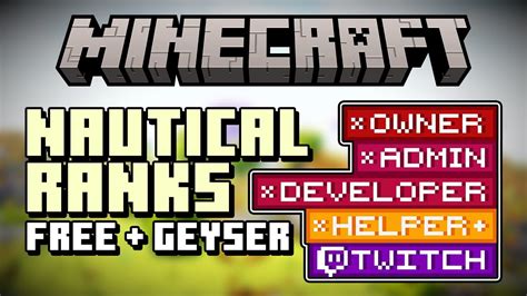 Setup Custom Rank Textures For Minecraft Free GeyserMC Support