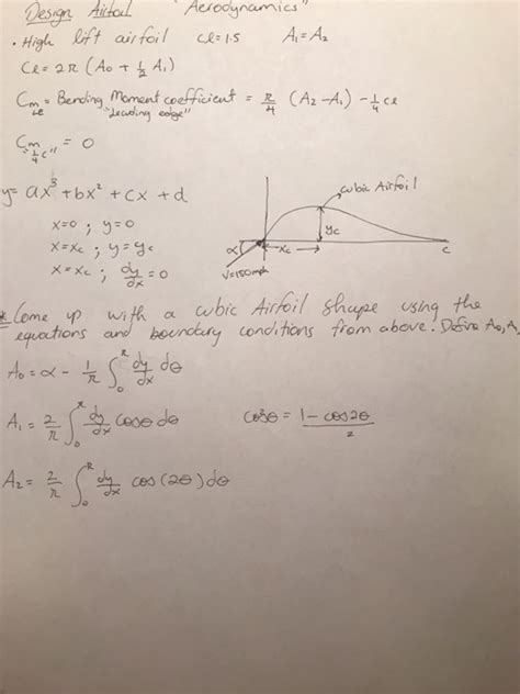 Solved Use All Equations Aerodynamics And Show All Work Chegg