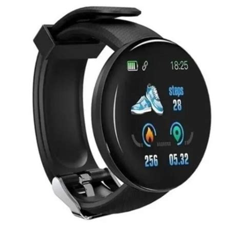 Relógio Redondo Smartwatch Bracelete Bluetooth D18