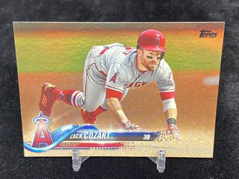 ZACK COZART 2018 TOPPS SERIES UPDATE US204 RAINBOW FOIL PARALLEL LA