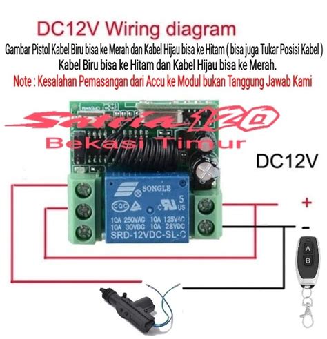 Jual Kunci Jok Motor Satria 2Tak Pakai Central Lock Dengan Modul Remote