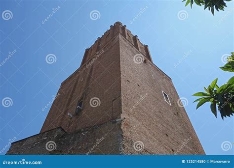 Torre delle Milizie Rom Italien Stockfoto Bild von städtisch