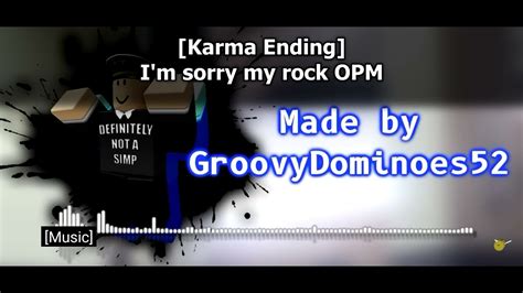 Roblox Npcs Are Becoming Smart Im Sorry My Rock Opm [karma Ending