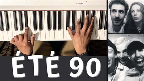 COMMENT JOUER ÉTÉ 90 THERAPIE TAXI Piano tutorial YouTube