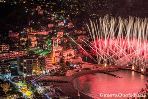 Sagra Del Fuoco A Recco Dal All Settembre Fuochi D Artificio E