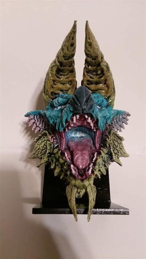 Monster Hunter Zinogre Head Bust 3d Model Cgtrader