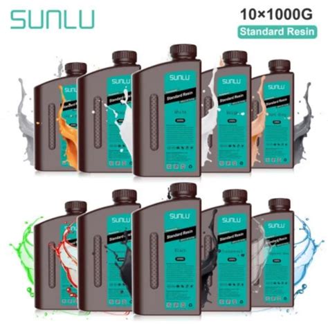 Sunlu Resina Uv Est Ndar De Nm Material Para Impresora D Lcd F Cil