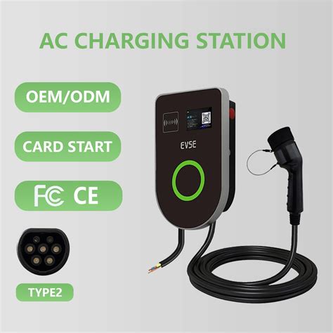 App And Swipe Card Ce Certificate 380v 32a 7kw 11kw 22kw Type 2 Ac Ev Charger Wallbox Ev