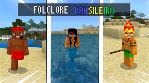 ADDON MOD De Folclore Brasileiro Pra Minecraft Pocket Edition YouTube