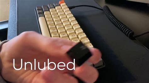 Gateron Black Sound Test Lubed Vs Unlubed Youtube