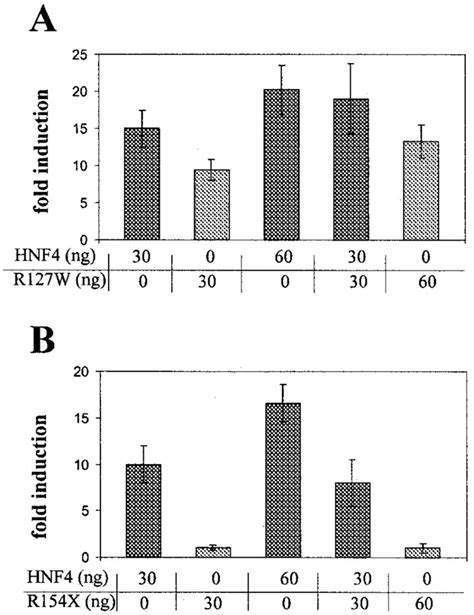 Transactivation Potential Of Co Transfected Wild Type And Mutant Hnf4α