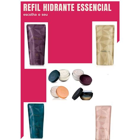 Refil Desodorante Hidratante Corporal Essencial Escolha Entre