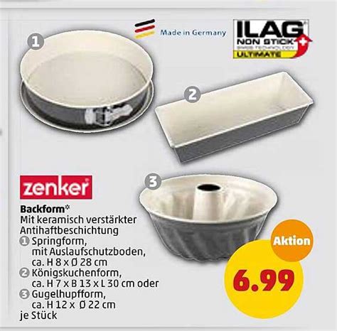 Zenker Backform Springform K Nigskuchenform Gugelhupfform Angebot