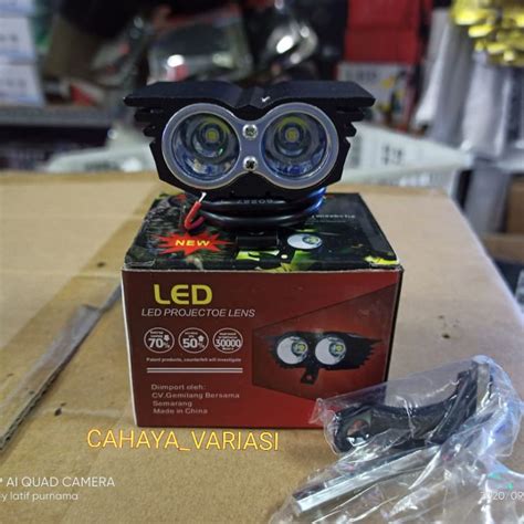 Jual Lampu Tembak Led Owl Mata Mini Universal Motor Shopee Indonesia