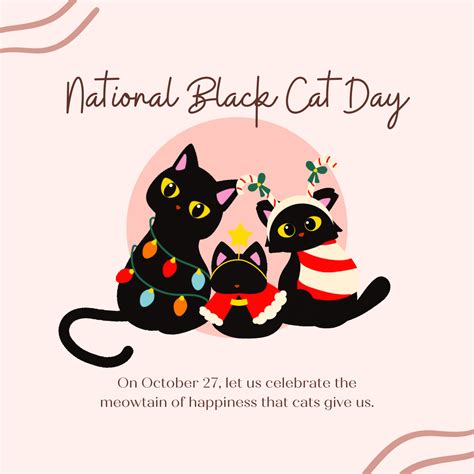 National Black Cat Day Is Annually Celebrated On October 27th With The