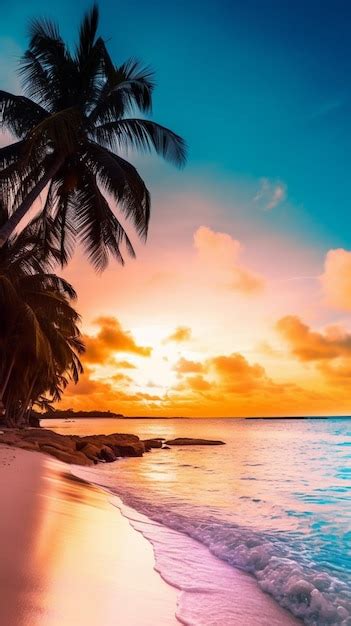 Beach Wallpapers That Will Make Your Jaw Drop Premium AI Generated Image