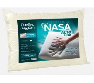 Travesseiro Nasa Alto Luxo Capa Plush Duoflex Nn Santa Apol Nia