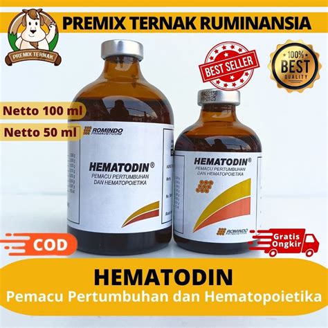 Jual Hematodin Ml Hematodin Ml Romindo Obat Penambah Darah Dan