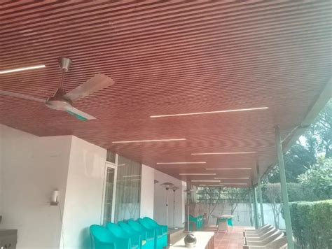 Wpc Louvers Panels Interior For Office Thickness Mm At Rs Sq