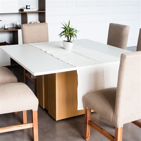 Combo Mesa Comedor Sillas Vestidas Reforzadas