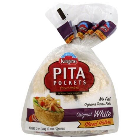 Kangaroo White Pita Pockets 10 Count 12 Oz Kroger