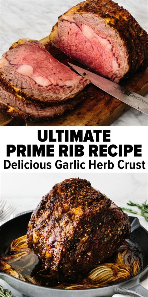 Ultimate Prime Rib Recipe Garlic Herb Crust Artofit