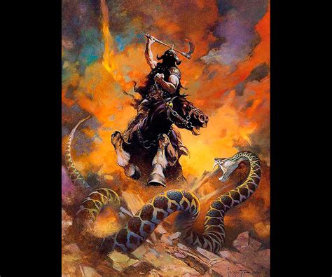 100 работ художника фантаста — Фрэнк Фазетта Frank Frazetta