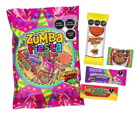 Paquete Piñatero Zumba Fiesta Dulces Surtidos Bolsa Con 978g MercadoLibre