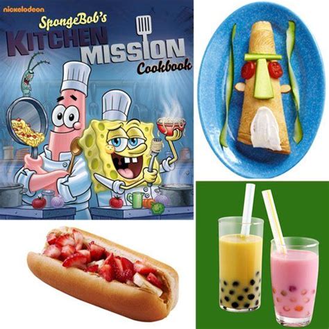 Spongebob Takes His Undersea Adventure Into The Kitchen Kids Cookbook