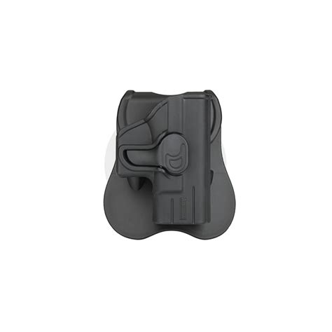 Amomax Right Handed Tactical Holster For Glock 42 Black Airsoft Megastore