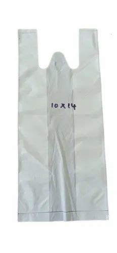 White Cornstarch Paper Bio Compostable Biodegradable W Cut Carry Bag