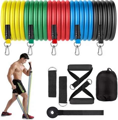 11 Pcs Resistance Band Set For Gym At Rs 250piece In Gurgaon Id