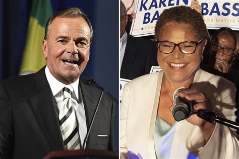 Karen Bass Cuts Into Rick Carusos Lead In L A Mayors Race Los