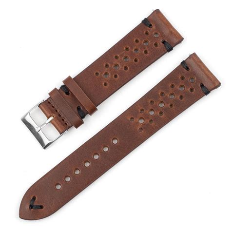 Genuine Leather Watch Strap 18mm 20mm 22mm 24mm Handmade Watch Etsy