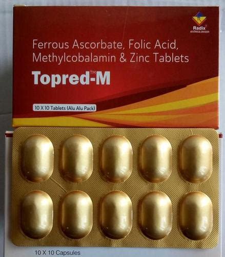 Ferrous Ascorbate 100 Mgfolic Acid 11 Mgzinc 225 Mg