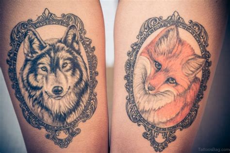 70 Great Looking Wolf Tattoos On Thigh