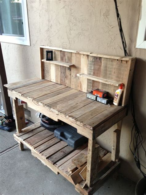 Pallet Wood Workbench Plans