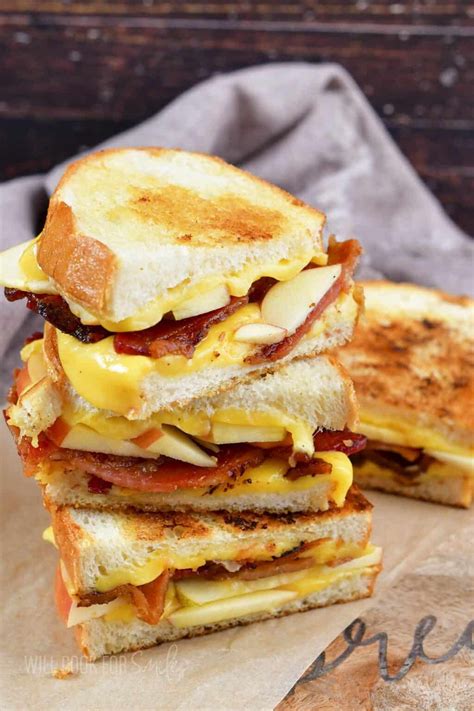 Apple Bacon Gouda Grilled Cheese Will Cook For Smiles