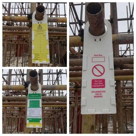 Yellow Scaffold Tag Your Site Safety Product Specialist Apac