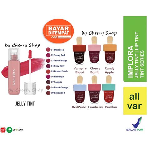 Jual Tint Series Bpom Implora Cheek And Lip Tint Implora Jelly