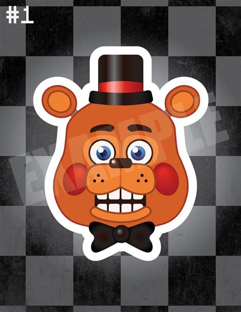 Five Nights At Freddys Toy Animatronics Stickersdecals Etsy Canada