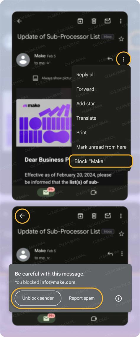 How To Block Emails On Android For Gmail, Yahoo, and Outlook