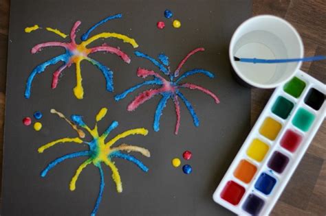 3D Fourth of July Salt Art Painting - Little Passports