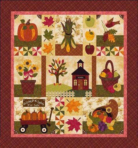 Autumn Applique Quilt Patterns At Stefan Feliciano Blog